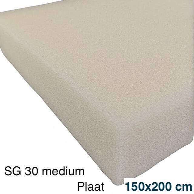 Quick - dry foam SG 30 medium 150x200 cm 6 cm