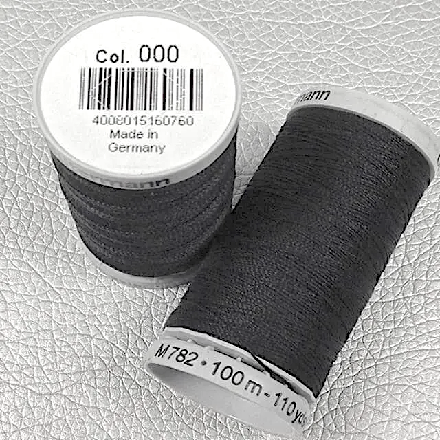 Gutermann garen extra sterk Kleur 000 zwart