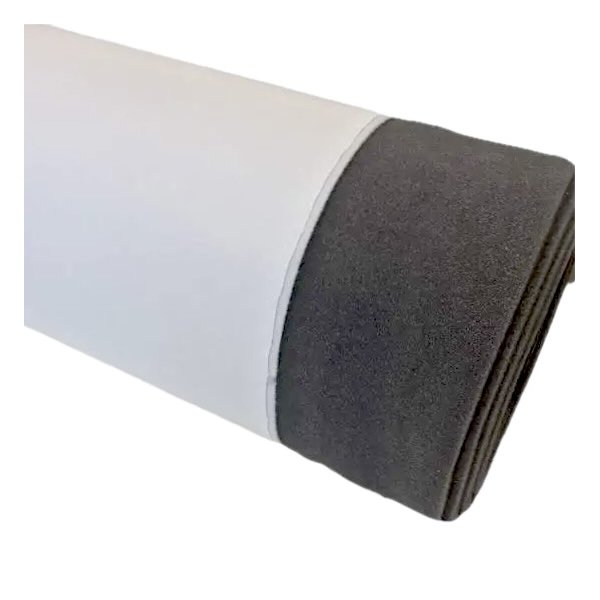 Wandbekleding kunstleer xp wit met foam laag 140 cm breed