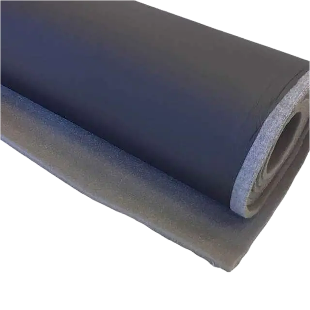 Wandbekleding xp zwart kunstleer met foam laag 140 cm breed