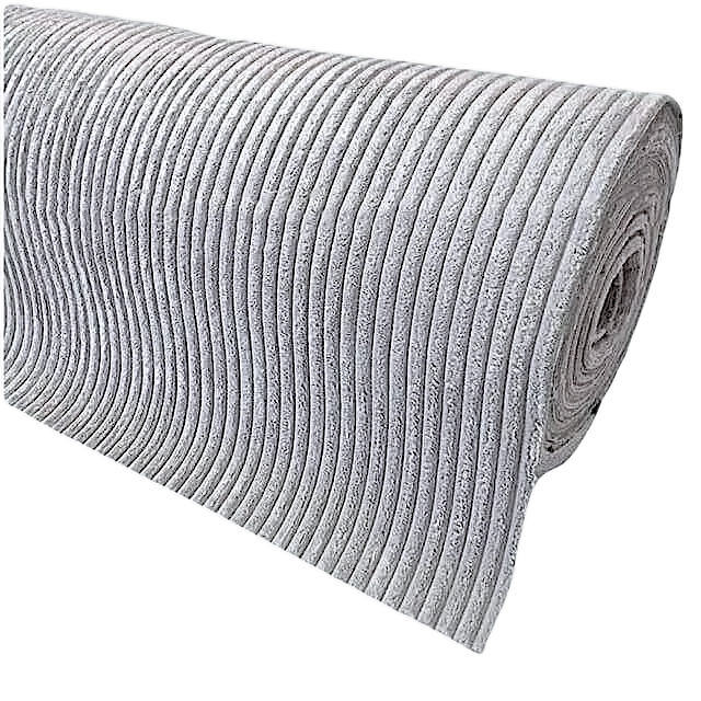 Ribcord Licht grijs 140 cm breed