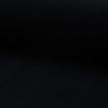 Zwart velours uni 140 cm breed