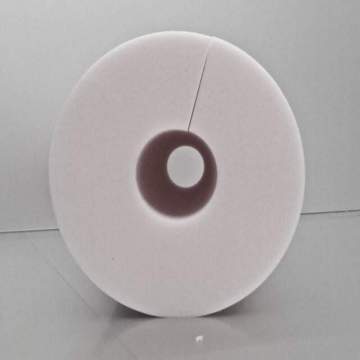 Polyether rol railing rug steun met 3 cm midden gat diameter 25 cm