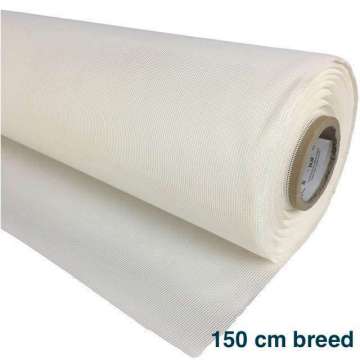 Onderdoek ruitex wit voering onderzijde buiten kussens 150 cm breed