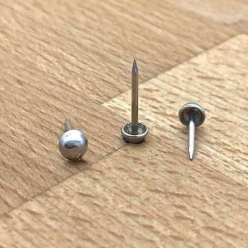 Siernagel D34 zilver kleur zeer klein nageltje kop 4 mm