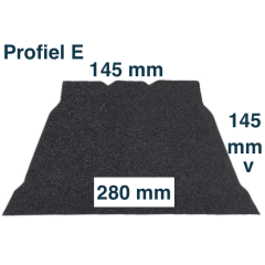 Dak isolatie profiel E