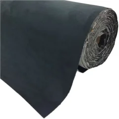 Algantara zwart 140 cm breed