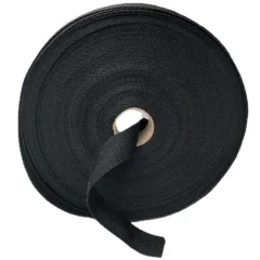 Verstevigings band zwart 20 mm breed