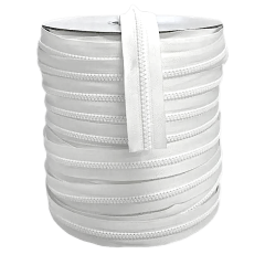 Bloktand rits 6 mm wit per meter Bloktand rits 6 mm wit per meter