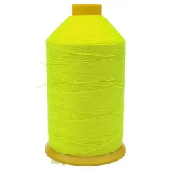 Garen fluoriscerend geel dikte 40
