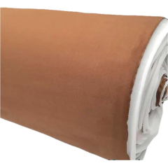 Hemel en wandbekleding Algantara Cognac met rek