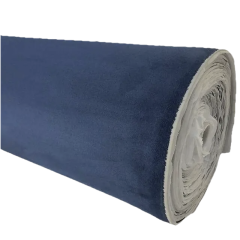 Hemel en wandbekleding Algantara Navy met rek