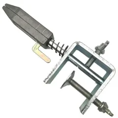 Hulp stuk om rits schuivers op een rits te zetten