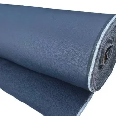 Kunstleer xpj 89 grove nerf  navy 140 cm breed