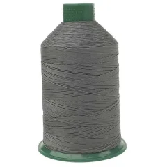 Leder garen grijs 1104 dikte 20