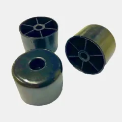 Meubelpoot zwart 35 mm hoog diameter 48 mm