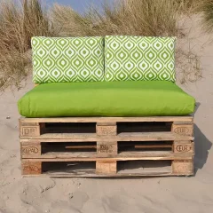 Pallet kussen  Art serie Moss green