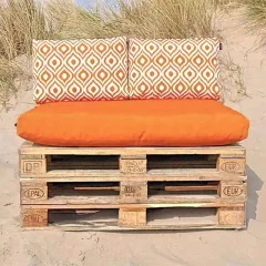 Pallet kussen  The art serie orange