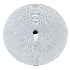 PP band 25 mm breed kleur wit.