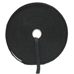 PP band 25 mm breed kleur zwart