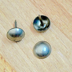 siernagel nickel mat ± 12 mm 1000 stuks