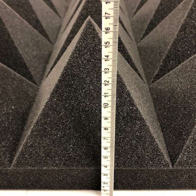 Piramide plaat Shock Wave 105x60x15 cm